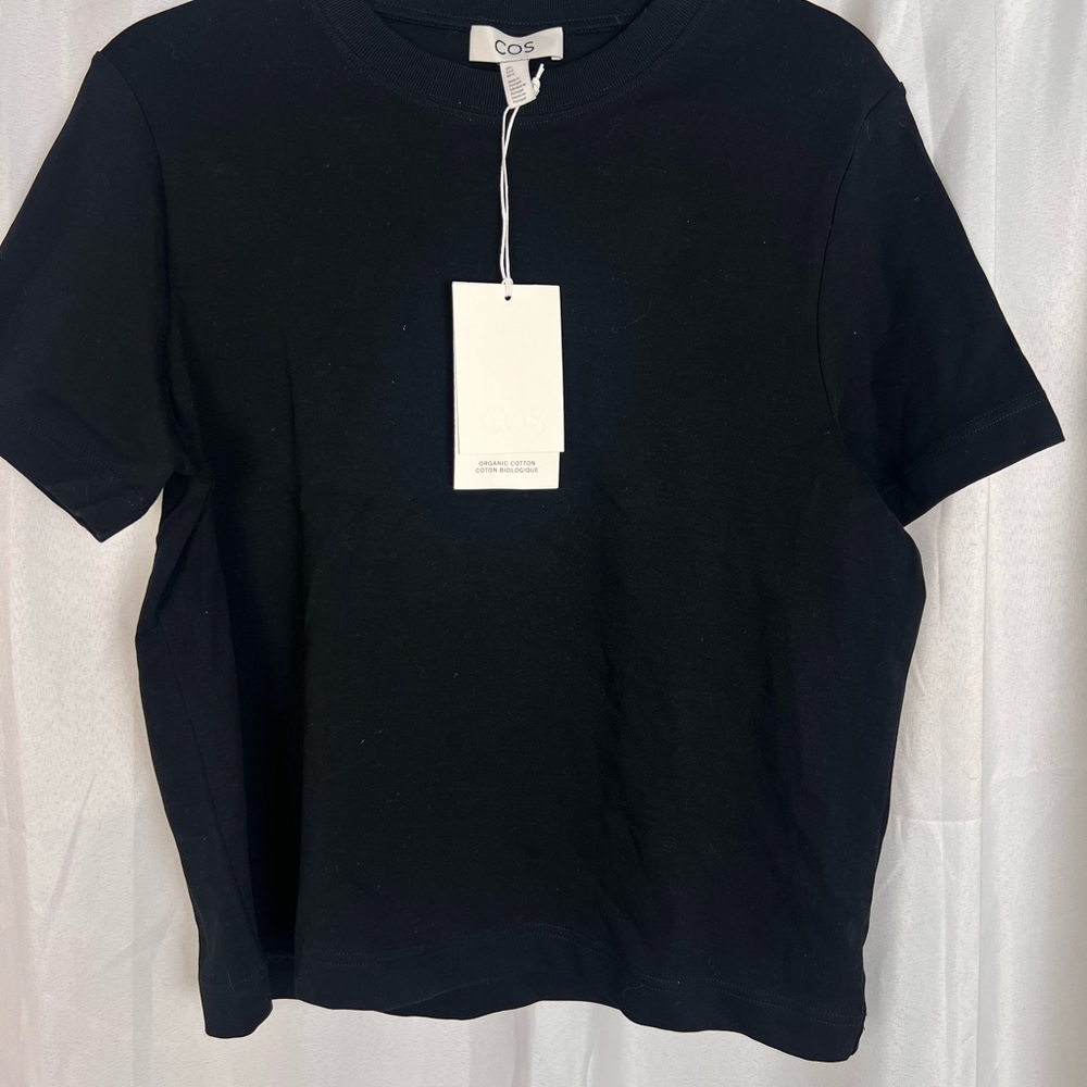 COS Black T-Shirt women’s size large new